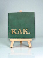 Tegel Quotes kak - wit - groen