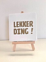 Tegel Quotes lekker ding - wit