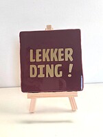 Tegel Quotes lekker ding - bordeaux
