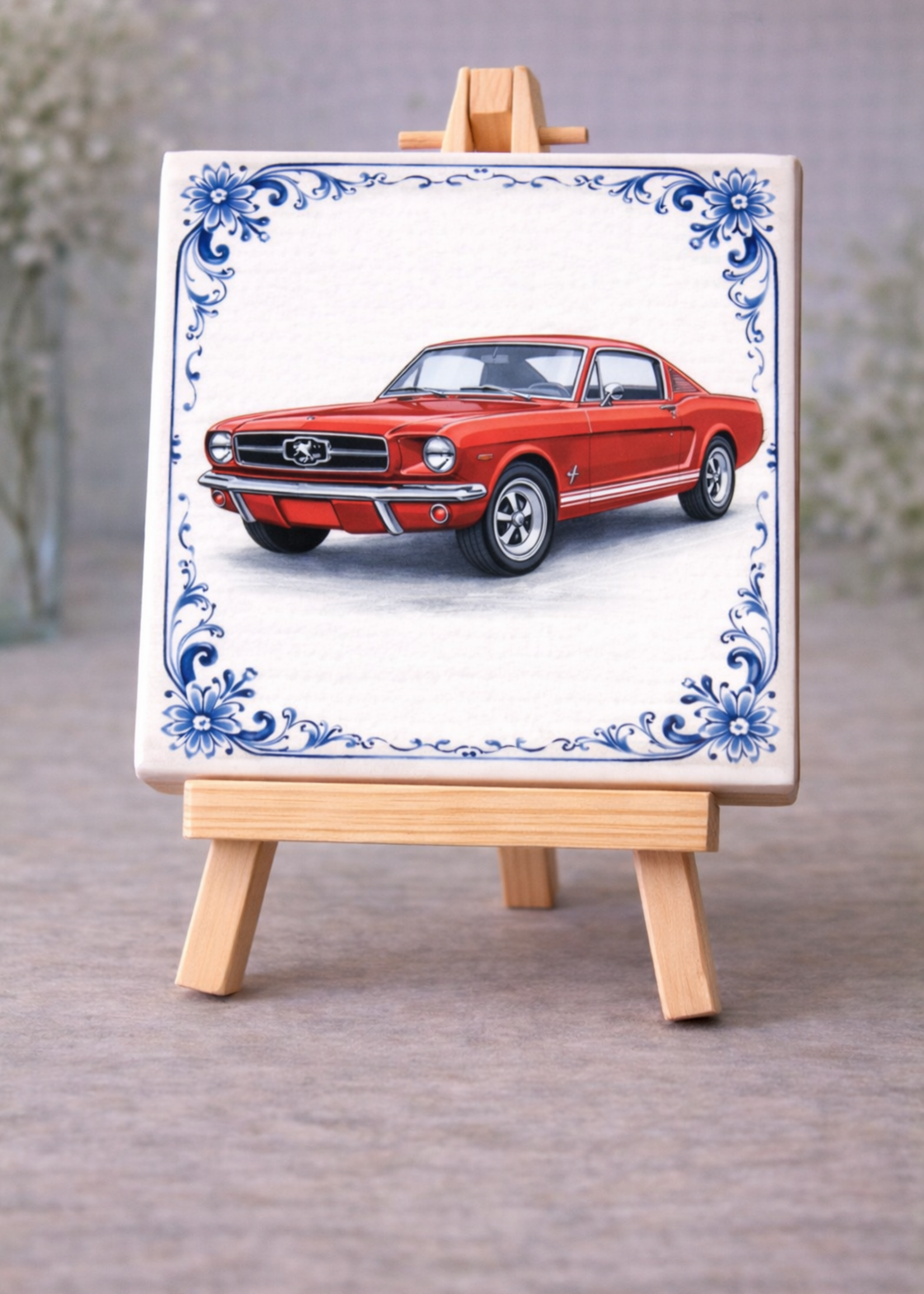 Tegel Quotes Tegel Ford Mustang – unieke keramische tegel met karakter