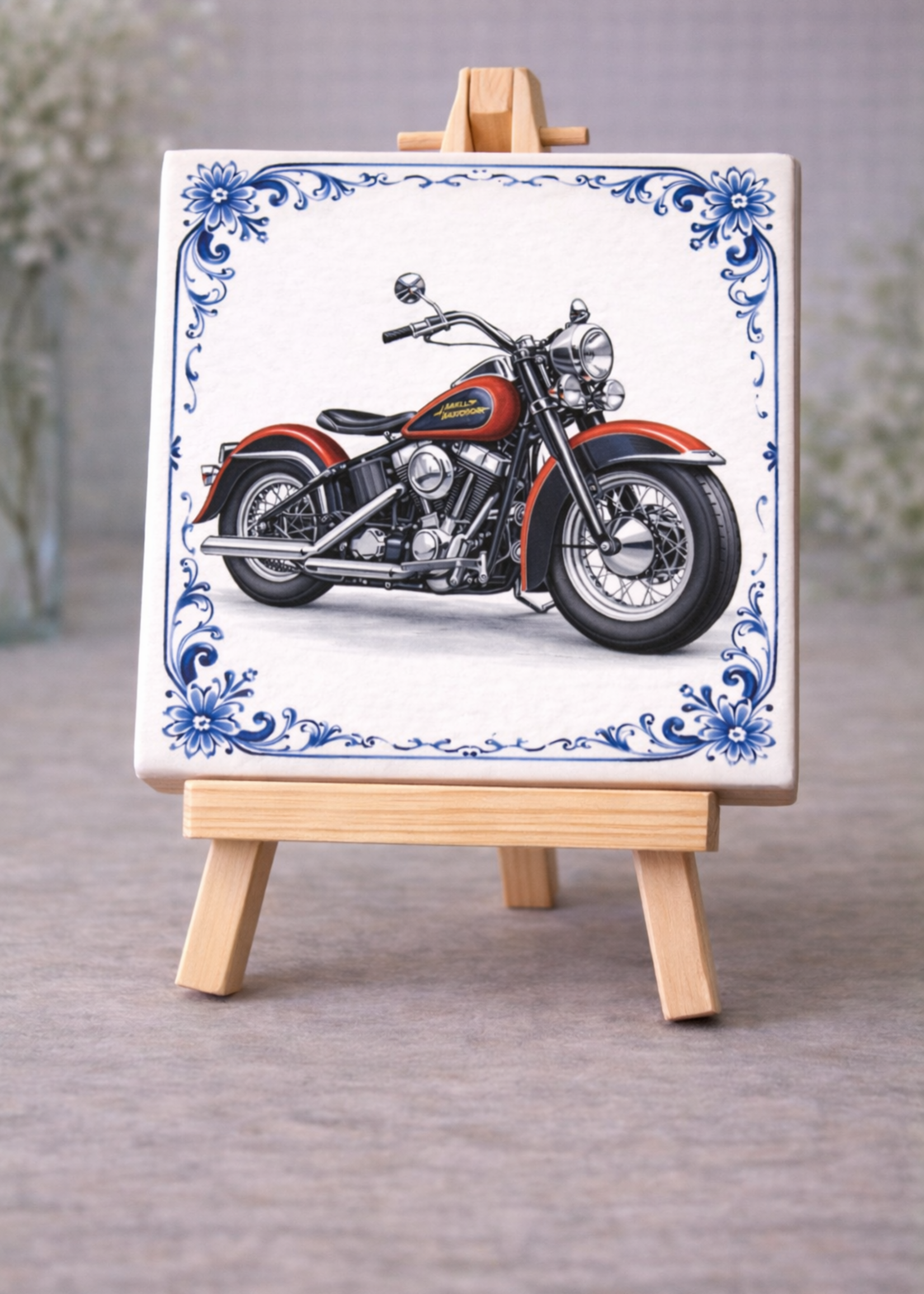 Tegel Quotes Tegel Harley Davidson – unieke keramische tegel met karakter