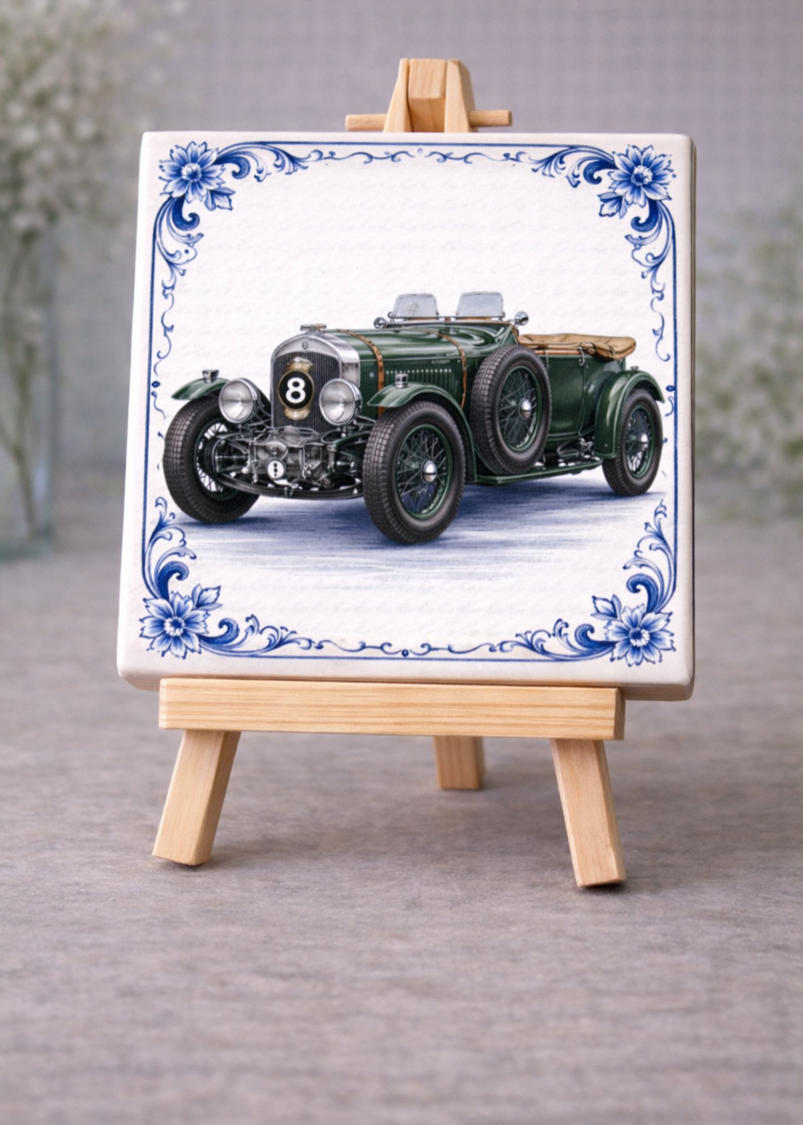 Tegel Quotes Tegel Jaguar Oldtimer – unieke keramische tegel met karakter
