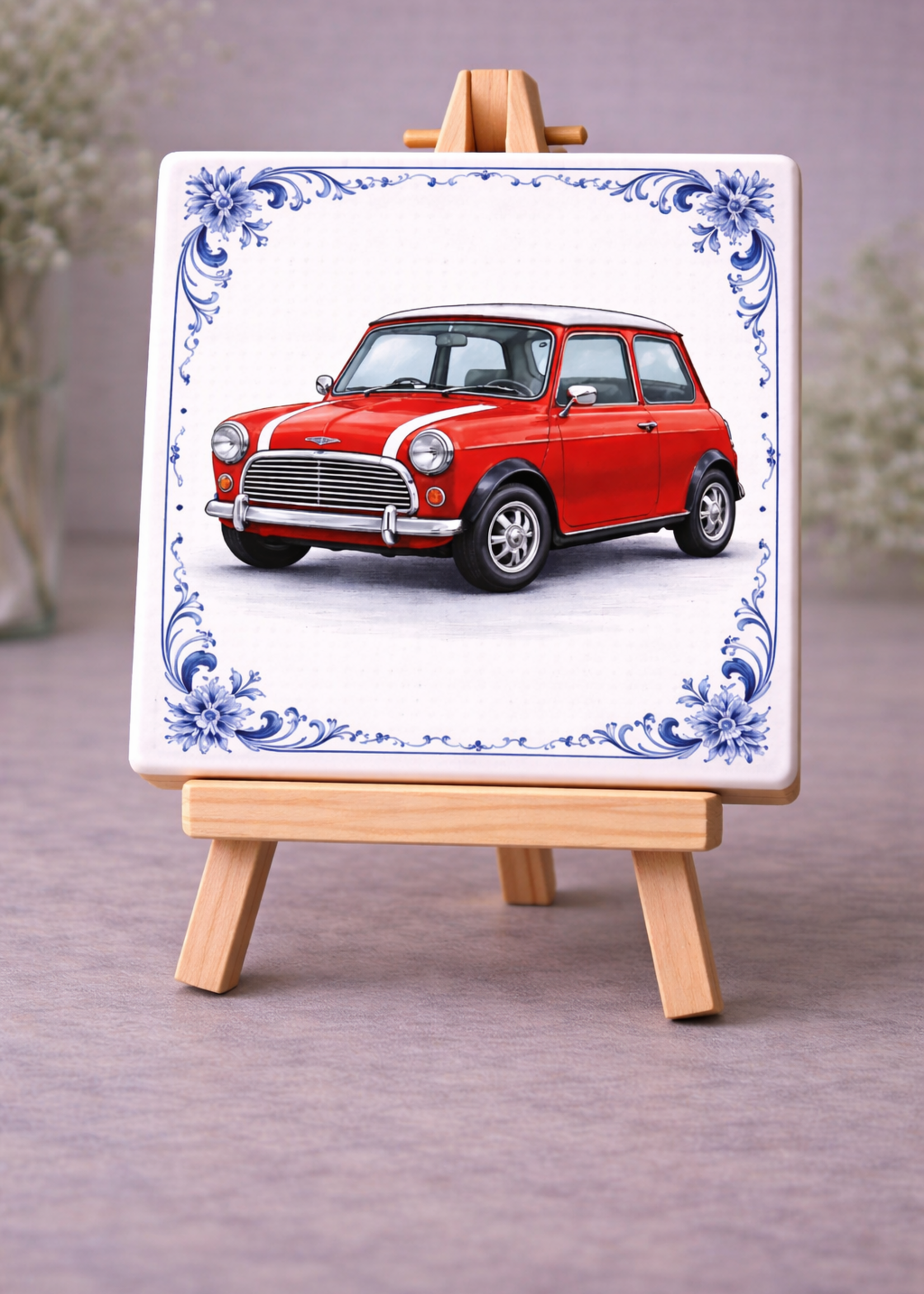 Tegel Quotes Tegel Mini Cooper – unieke keramische tegel met karakter