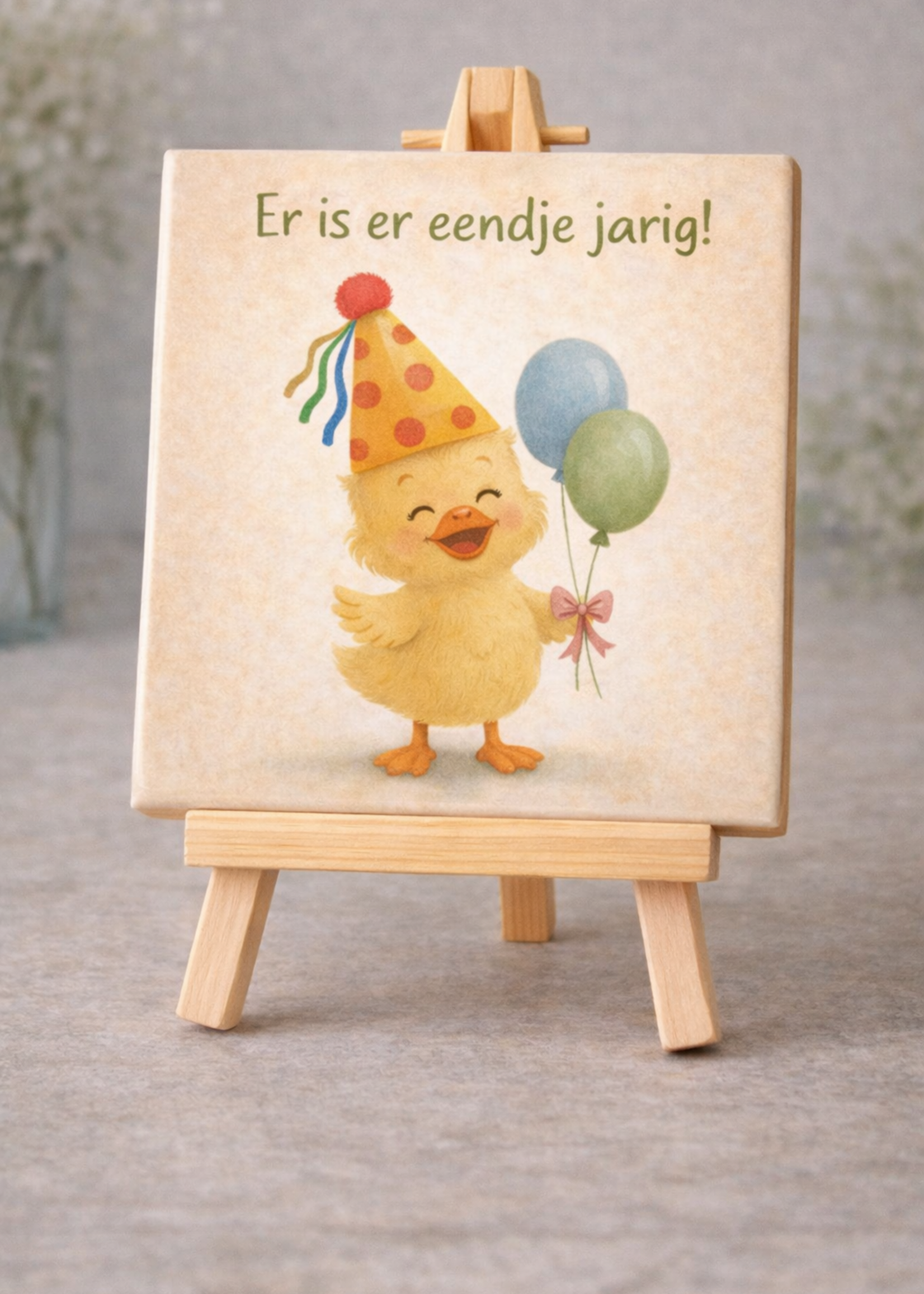 Tegel Quotes Tegel met eendje – lieve en vrolijke dieren tegel