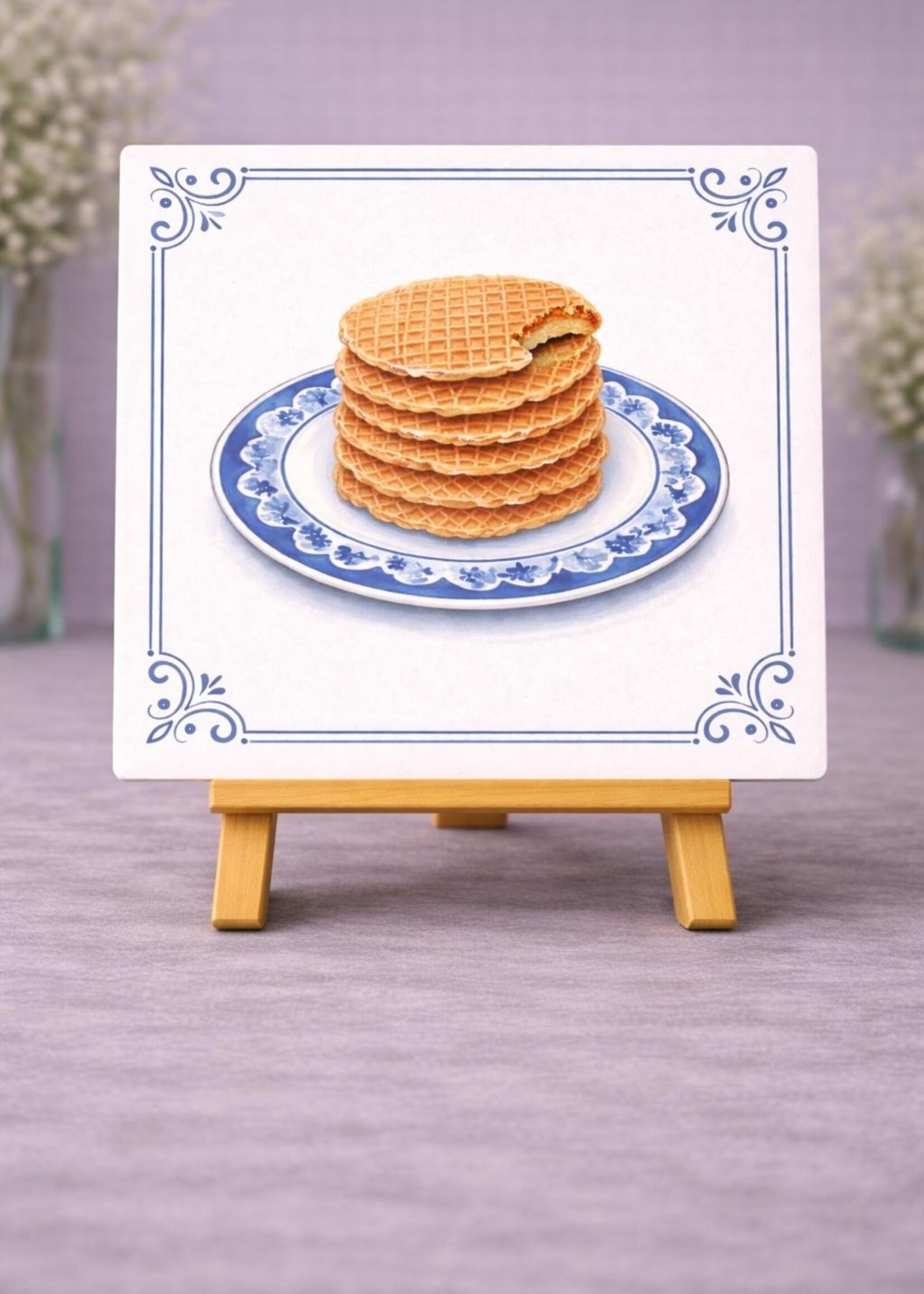 Tegel Quotes Tegel stroopwafels – unieke keramische tegel met karakter