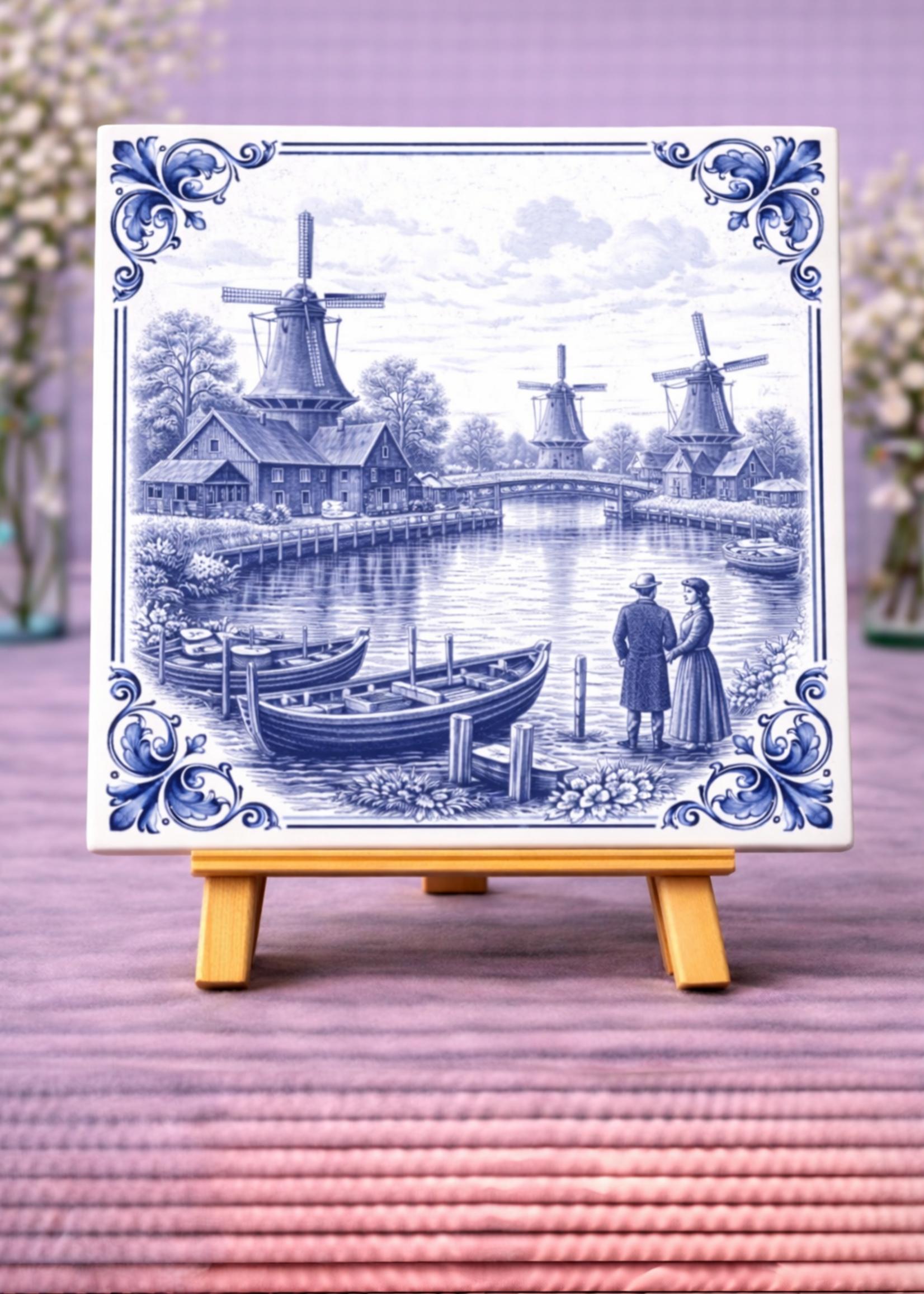Tegel Quotes Tegeltje Zaanse Schans – unieke keramische tegel met karakter