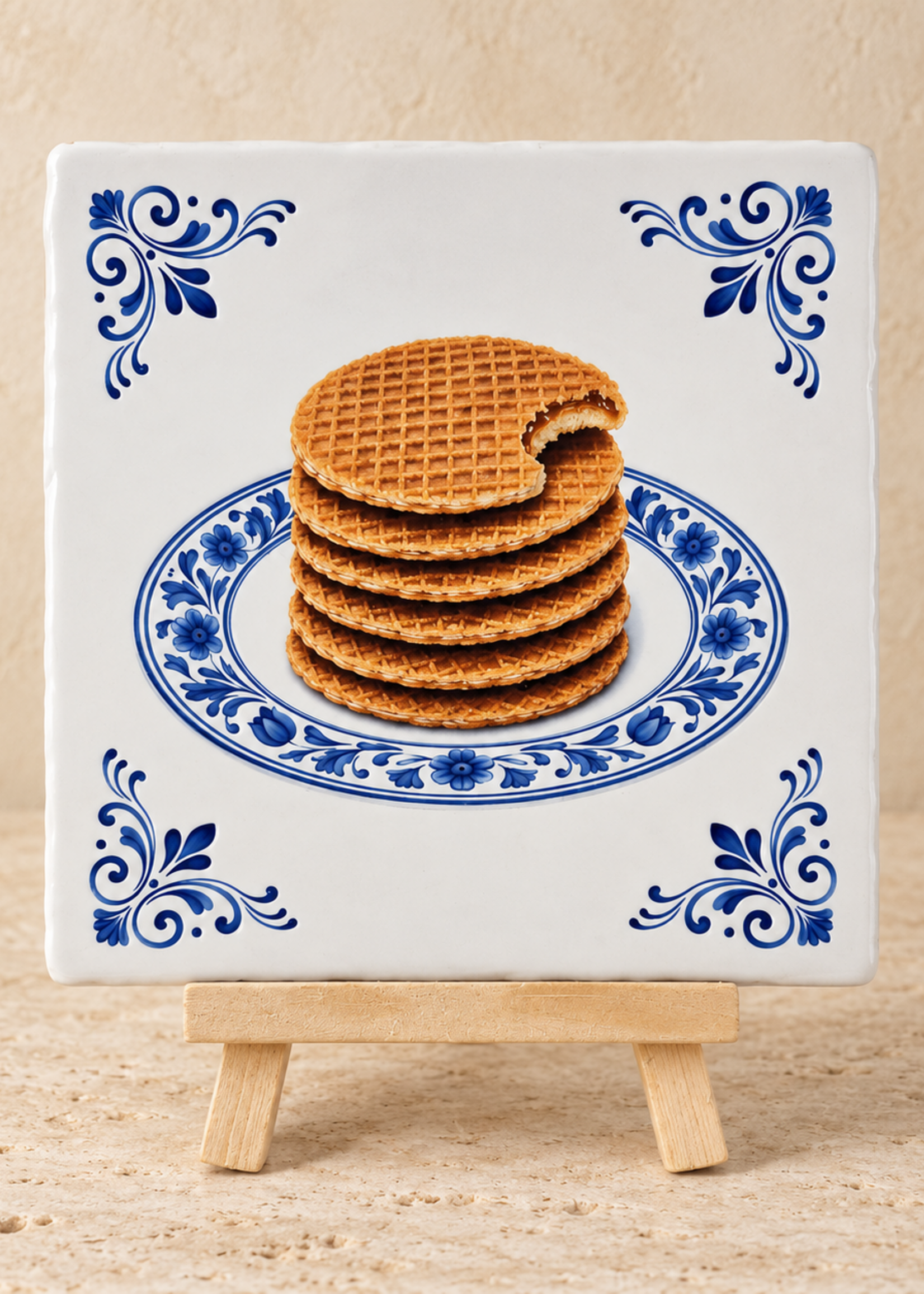 Tegel Quotes Tegel stroopwafels – unieke keramische tegel met karakter