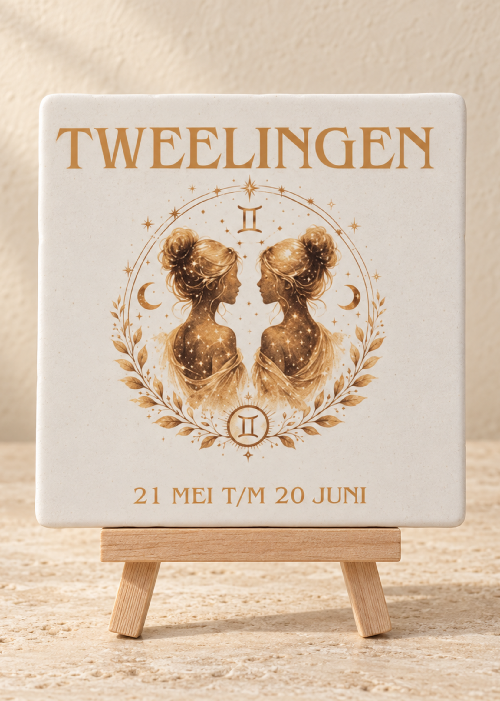 Tegel Quotes Tegel Tweeling – unieke keramische tegel met karakter
