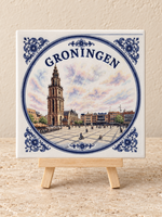 Tegel Quotes Groningen op een tegel