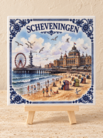 Tegel Quotes Scheveningen op een tegel