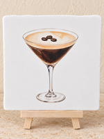 Tegel Quotes Espresso Martini tegeltje