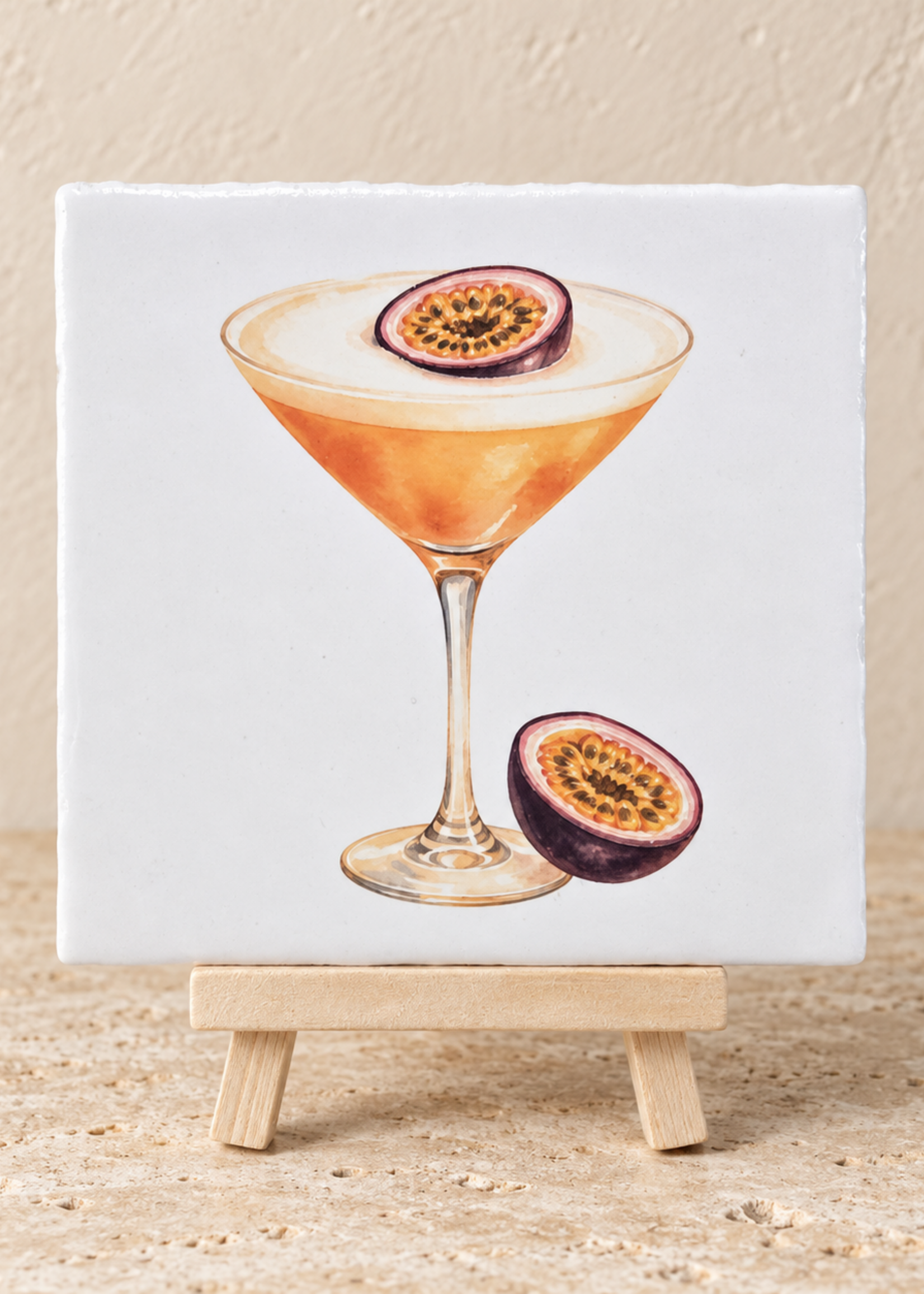 Tegel Quotes Pornstar Martini op een tegel | Trendy cocktail tegeltje