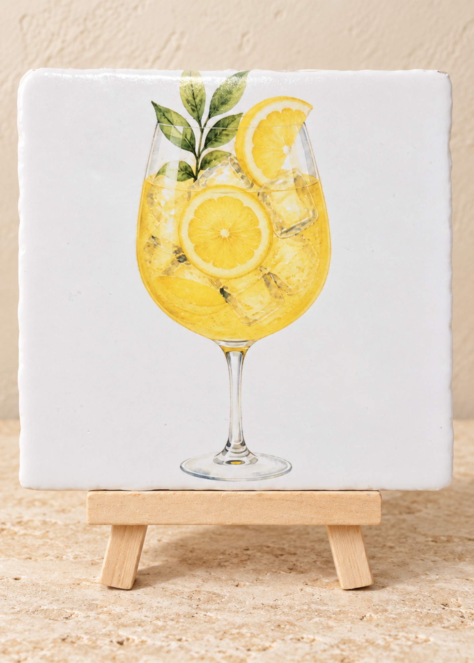 Tegel Quotes Limoncello Spritz op een tegel | Italiaans cocktail tegeltje
