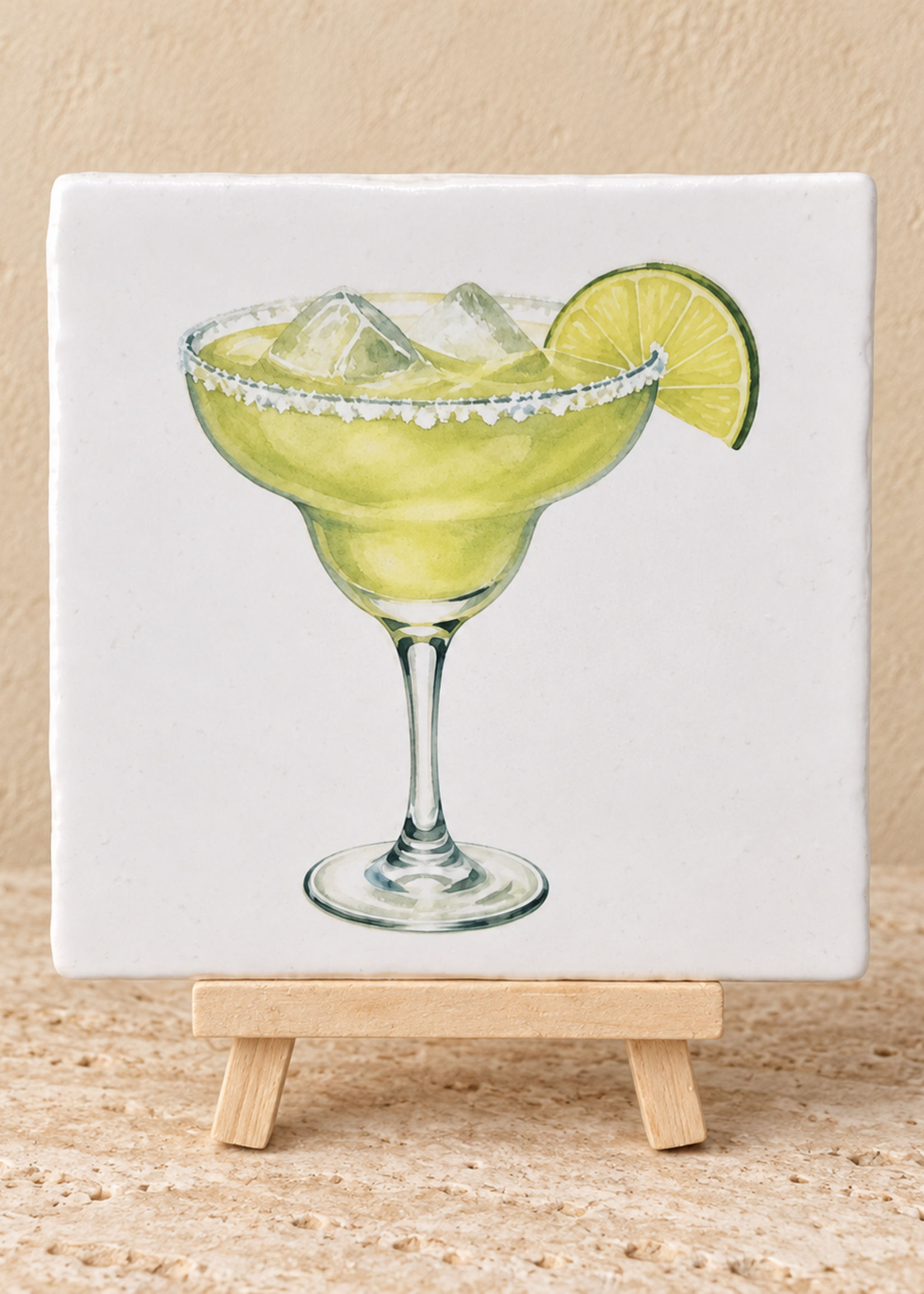 Tegel Quotes Margarita op een tegel | Fris cocktail tegeltje