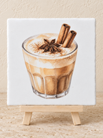 Tegel Quotes Chai Latte tegeltje