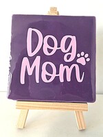 Tegel Quotes dog mom - paars