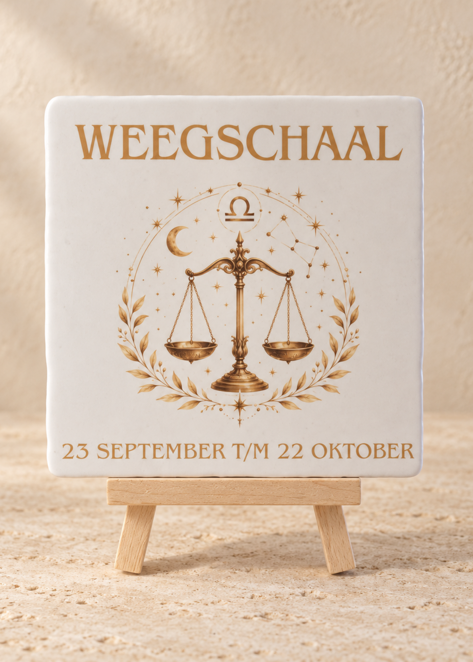 Tegel Quotes Tegel Weegschaal – unieke keramische tegel met karakter