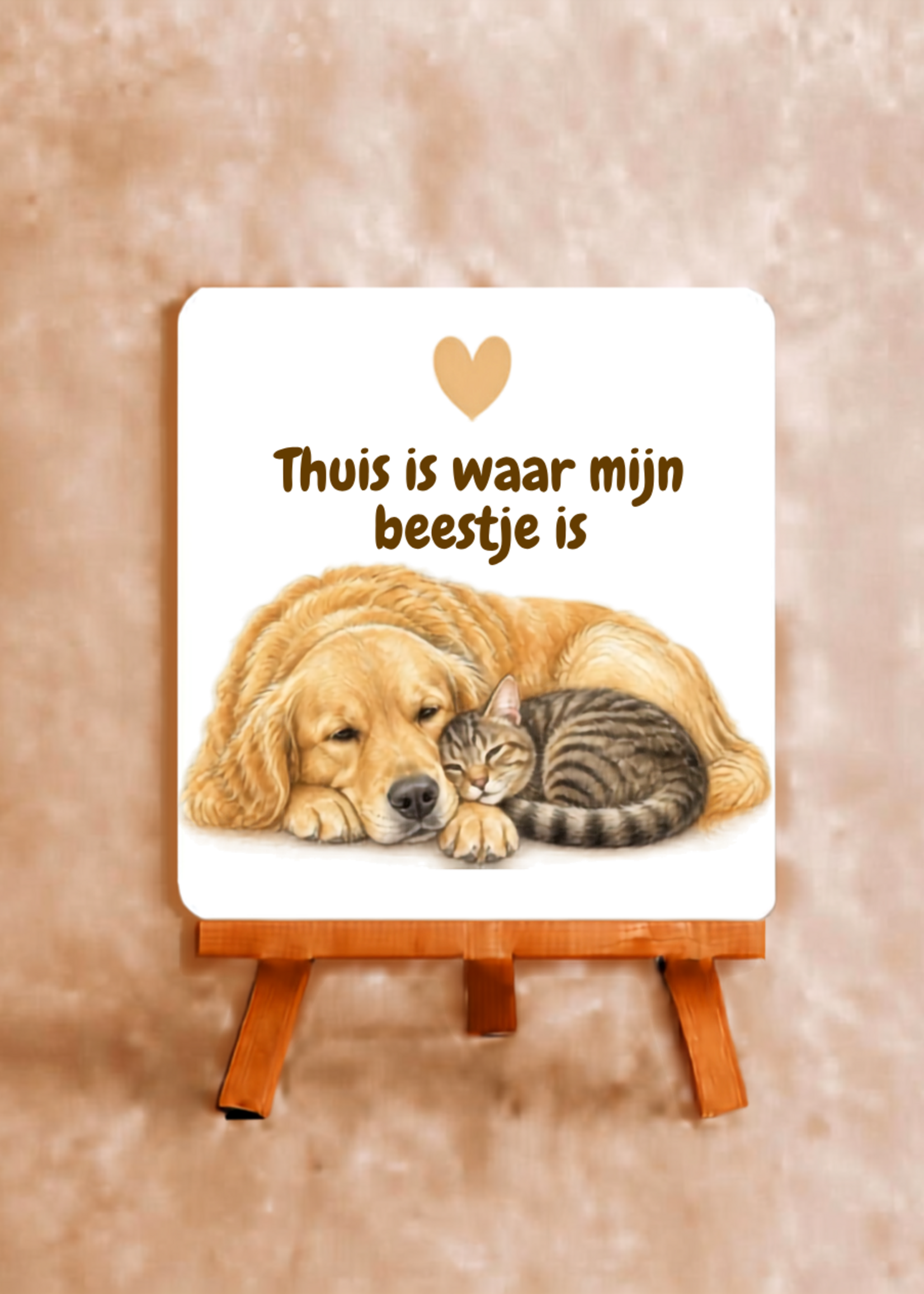Tegel Quotes Tegel met gezellige dieren – Thuis is waar mijn beestje is