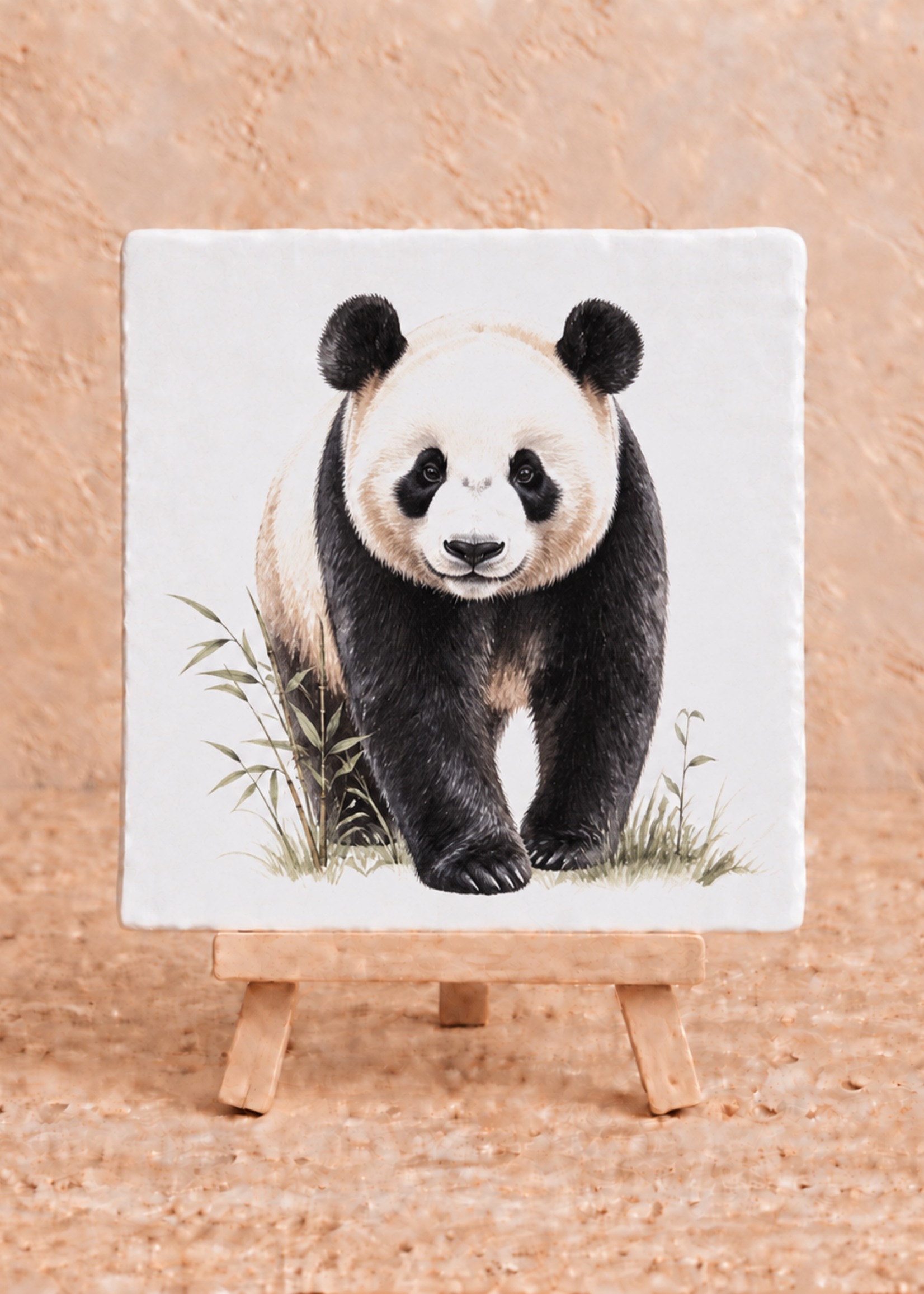 Tegel Quotes Reuzenpanda op een tegel | Schattig wild dier tegeltje