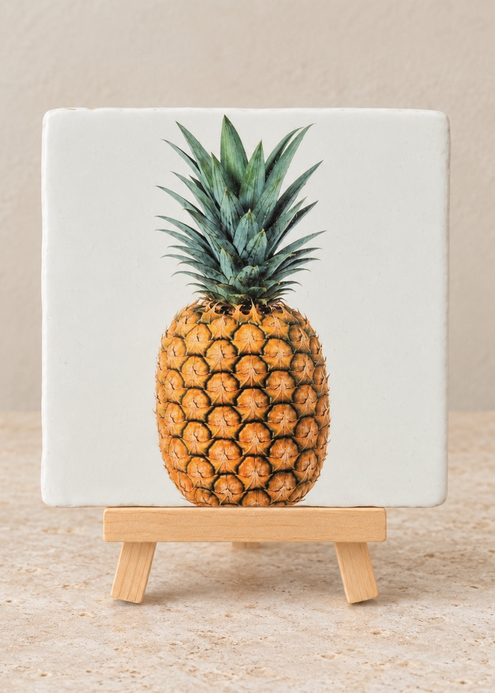 Tegel Quotes Ananas op een tegel | Tropisch fruittegeltje
