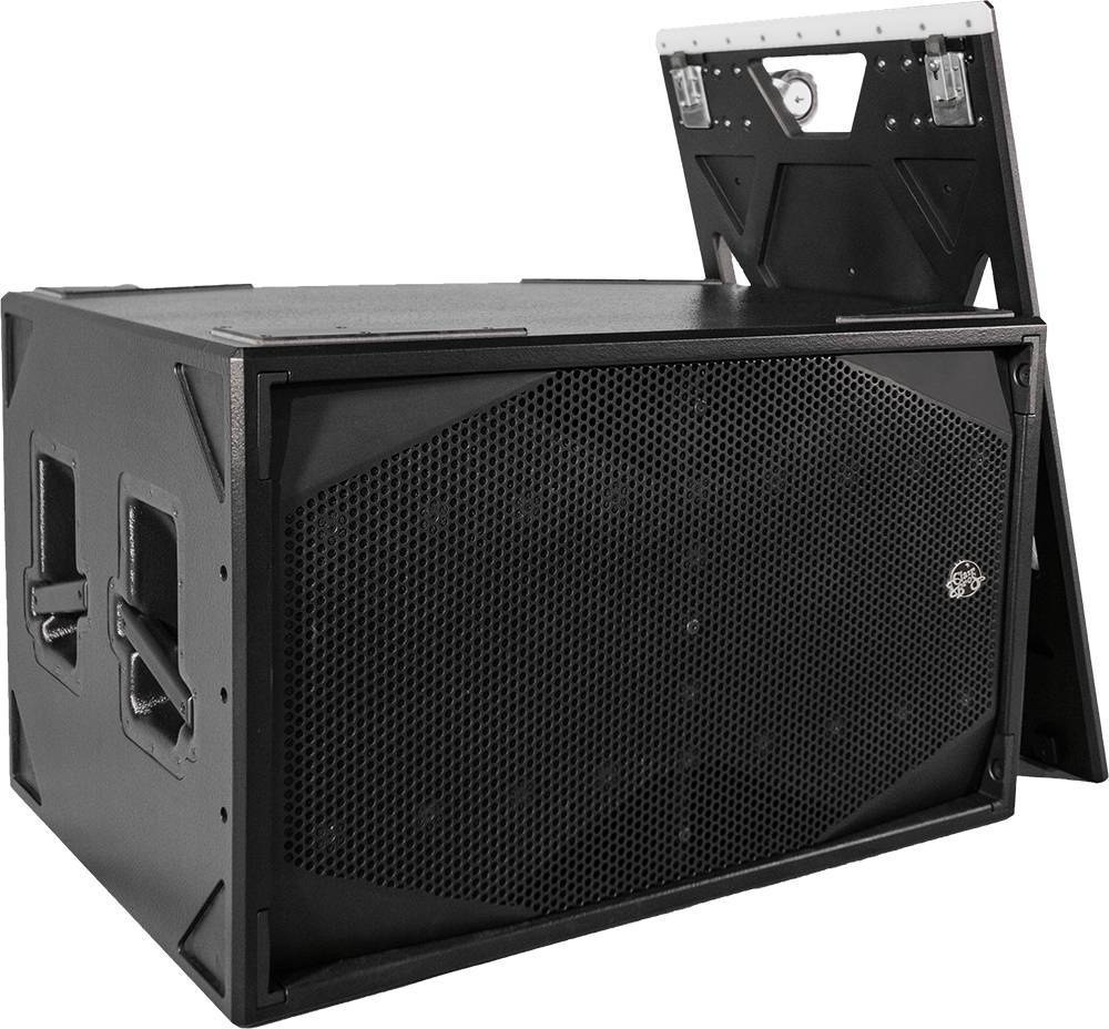 Clair Brothers High output mobile Sub:2x18"| dolly included, foto 2 van 2