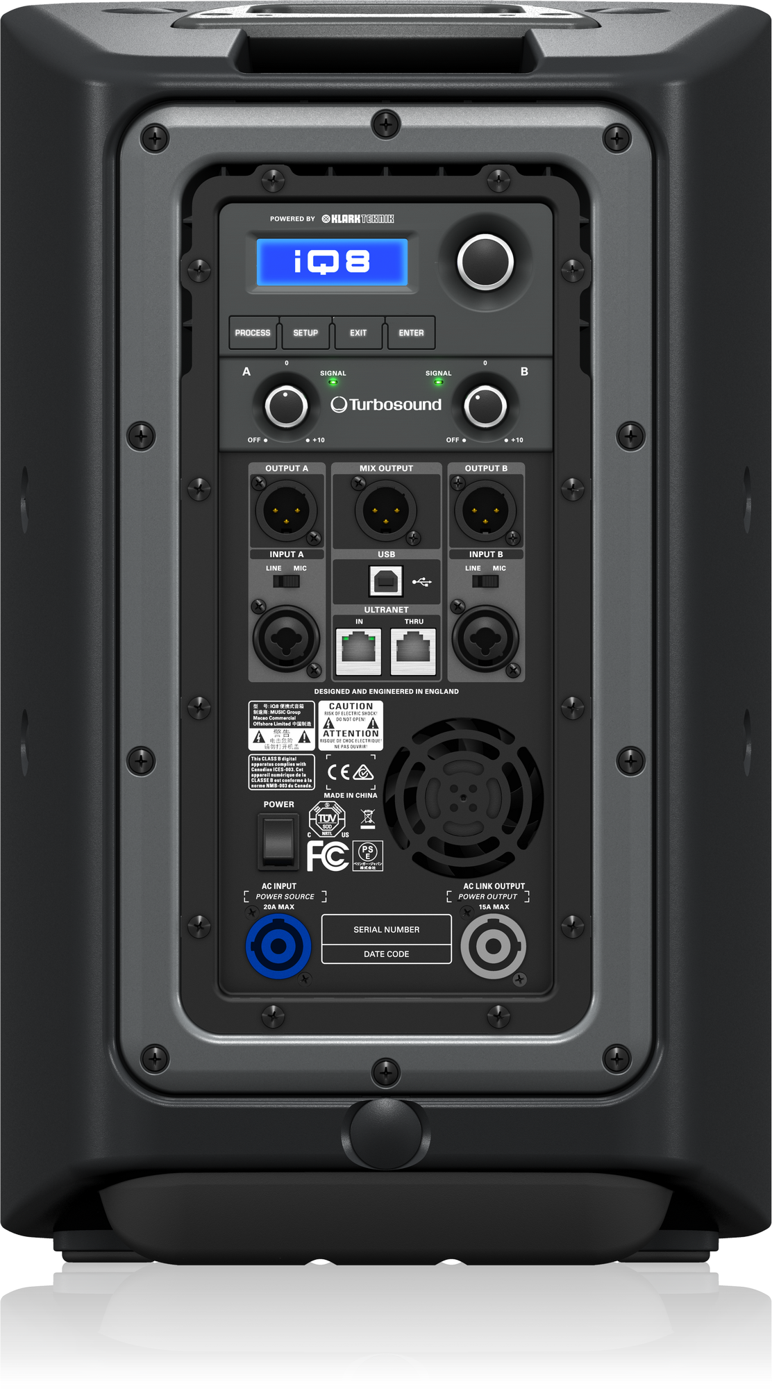 Turbosound iQ8 - Powered Luidspreker, foto 2 van 4