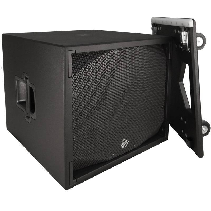 Clair Brothers Self-Powered, High Output Dual 18" Sub, 2x18",with dolly