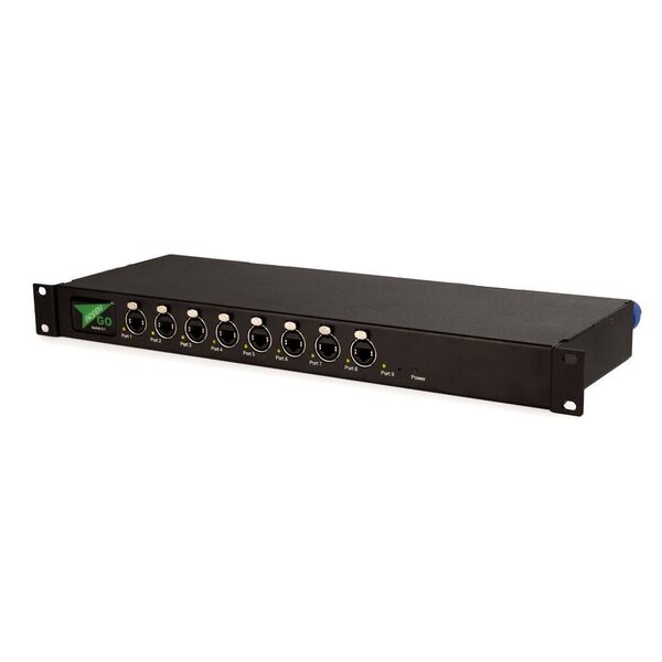 GreenGO 8 ports PoE + 1 port ethernet switch 1U