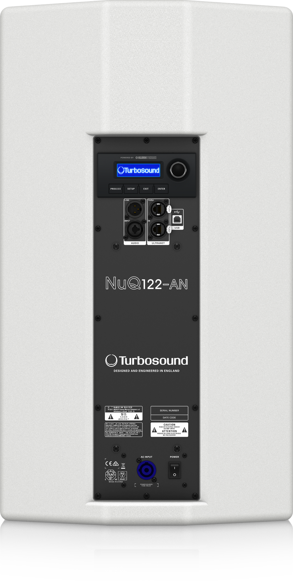 Turbosound NuQ122-AN-WH Powered luidspreker, foto 2 van 4