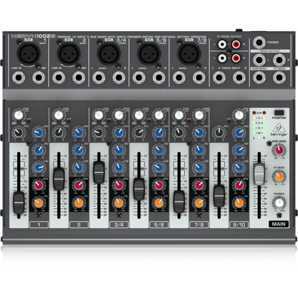 XENYX 1002B - Console de mixage analogique