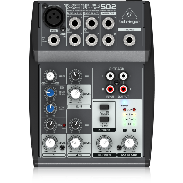 XENYX 502 - Console de mixage analogique