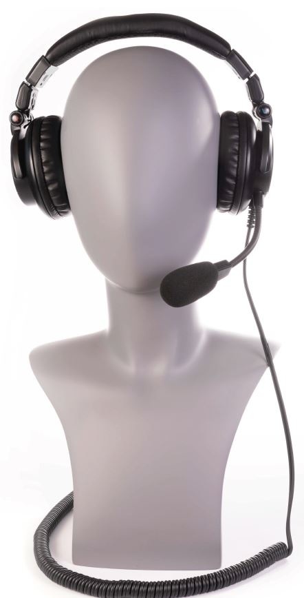 GreenGO GreenGO Double cup headset with Neutrik 4 pin connector