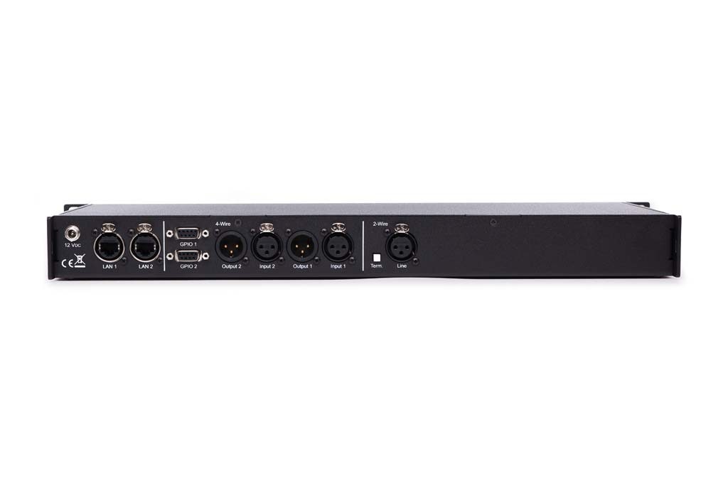 GreenGO Audio interface 2x4 wire and 2 wire in 19" 1U, foto 3 van 3