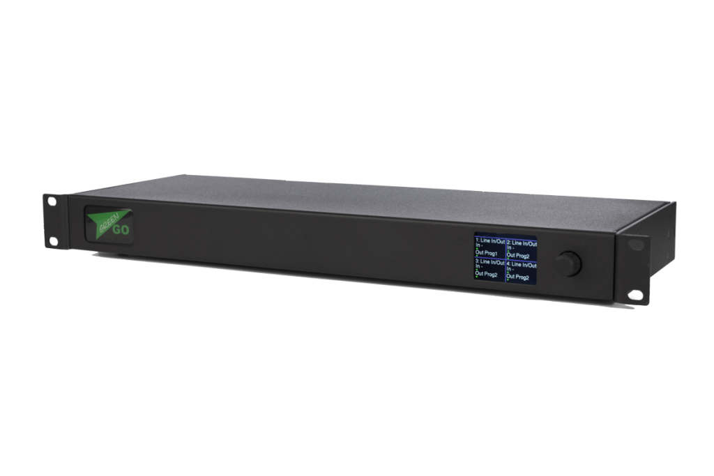 GreenGO 4 streams bridge interface 19" 1U