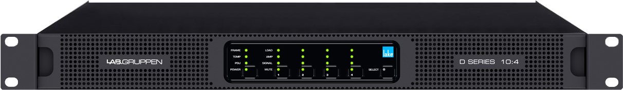 Lab Gruppen D 10:4L Lake Amp 4x250W/4ohm EU