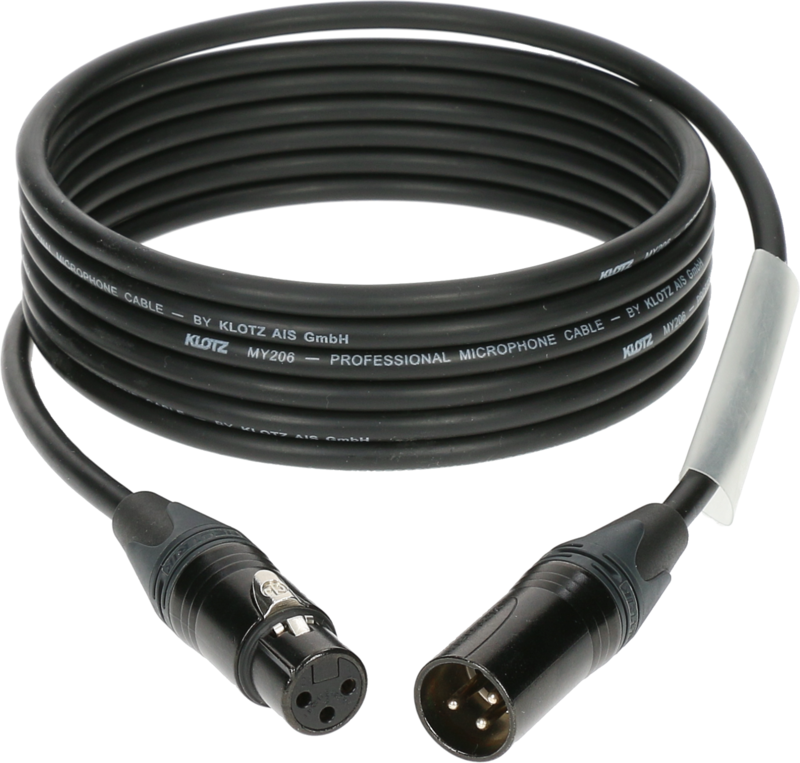 KLOTZ MY206 Mic Cable bk 10m