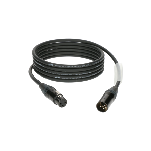 KLOTZ MC2000 Mic Cable bk 3m