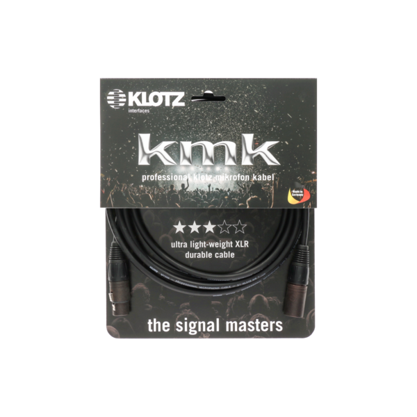 KLOTZ KMK - 7,5 meter câble microphone professionnel - léger et durable avec Neutrik compound XLR