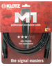 KLOTZ M1 Mic Cable bk 1 meter - schwarz