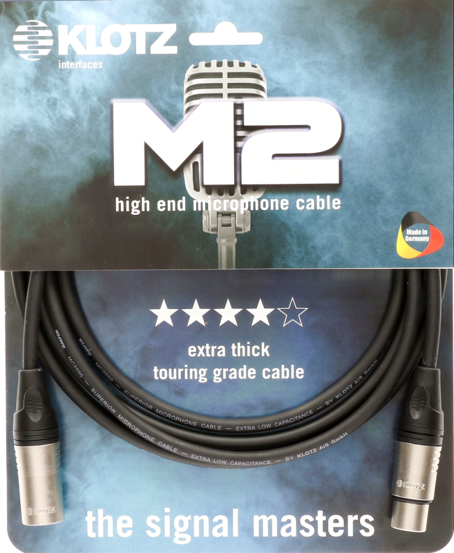 KLOTZ M2K Mic Cable bk