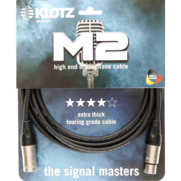 KLOTZ M2K Mic Cable bk 2m