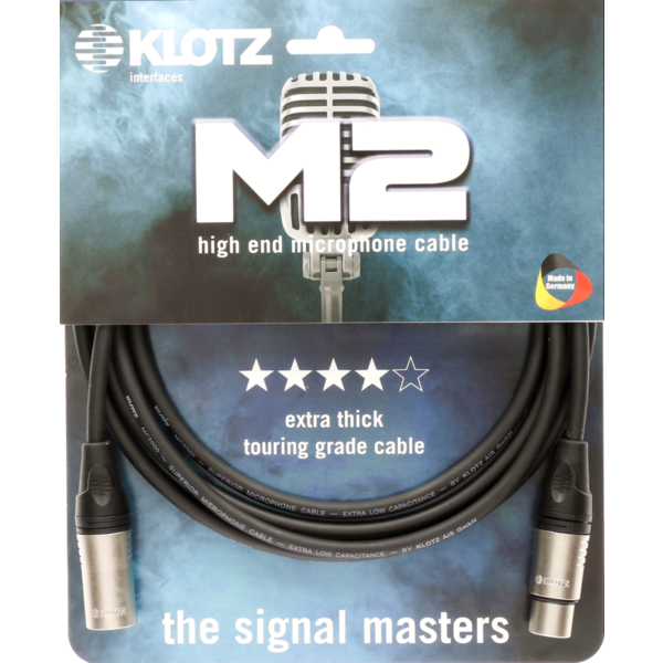 KLOTZ M2K Mic Cable bk 7,5m