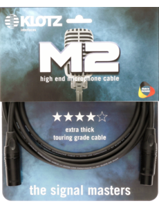 KLOTZ M2 Mic Cable bk 1m