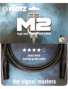 KLOTZ M2 Mic Cable bk 3m