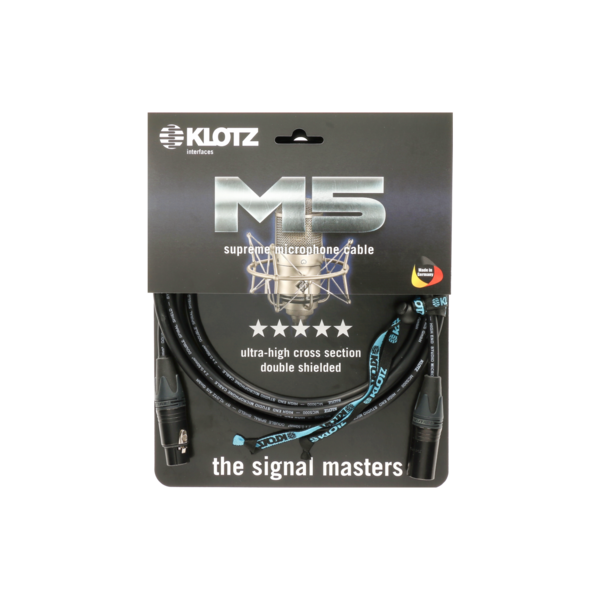 KLOTZ M5 Mic Cable bk 1m