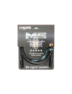 KLOTZ M5 Microfoon Kabel bk 0,6m met Klotz connector