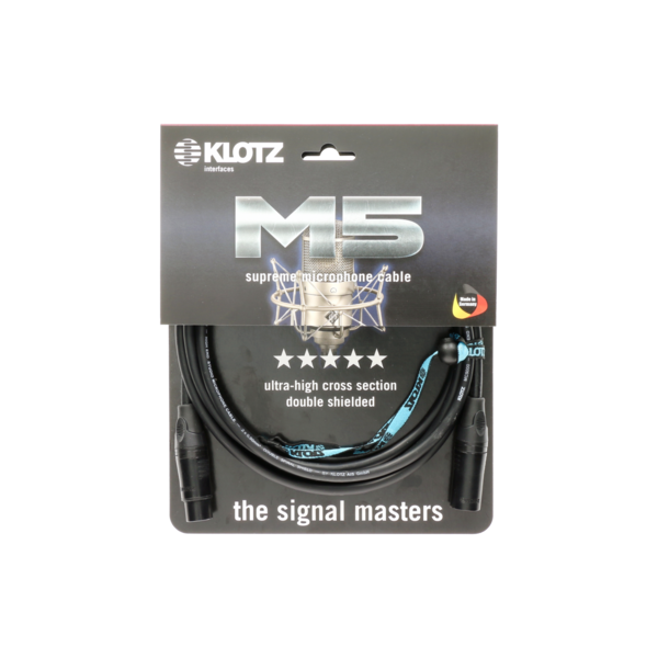 KLOTZ M5 Mic Cable bk