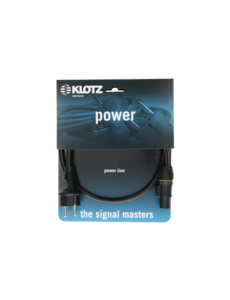 KLOTZ 5,0m Power Cable H05VV-F 3G1.5