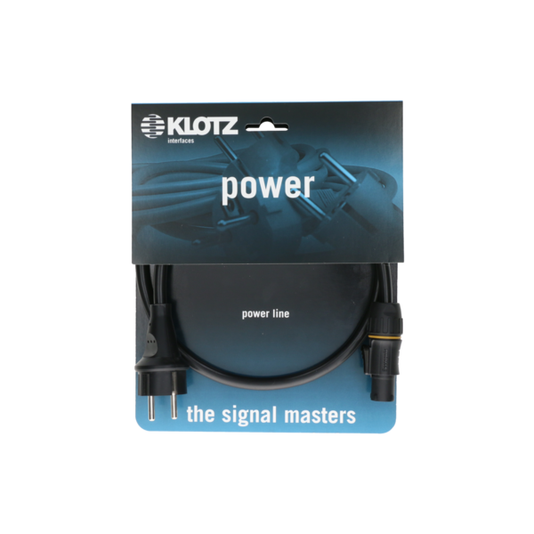 KLOTZ 5,0m Power Cable H05VV-F 3G1.5