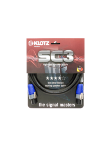 KLOTZ SC-3 Speaker Cable black 1m